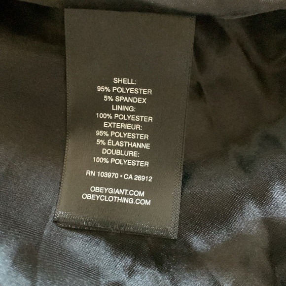 OBEY Sabre Velvet Bomber Jacket - Picture 4 of 12